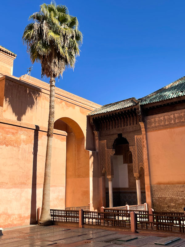 Garden of the Saadian Tombs, Marrakesh, Morocco, January 2025
