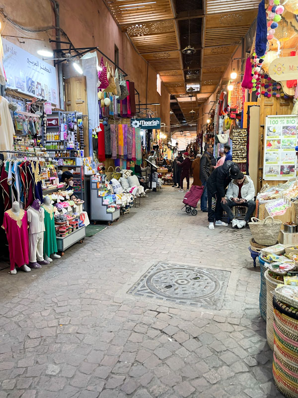 Souk scene, Derb Mouassine, Marrakesh, Morocco, January 2025