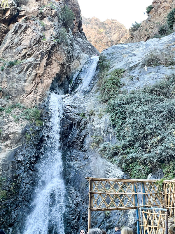 Ourika waterfall, Sti Fadma, High Atlas, Morocco, January 2025