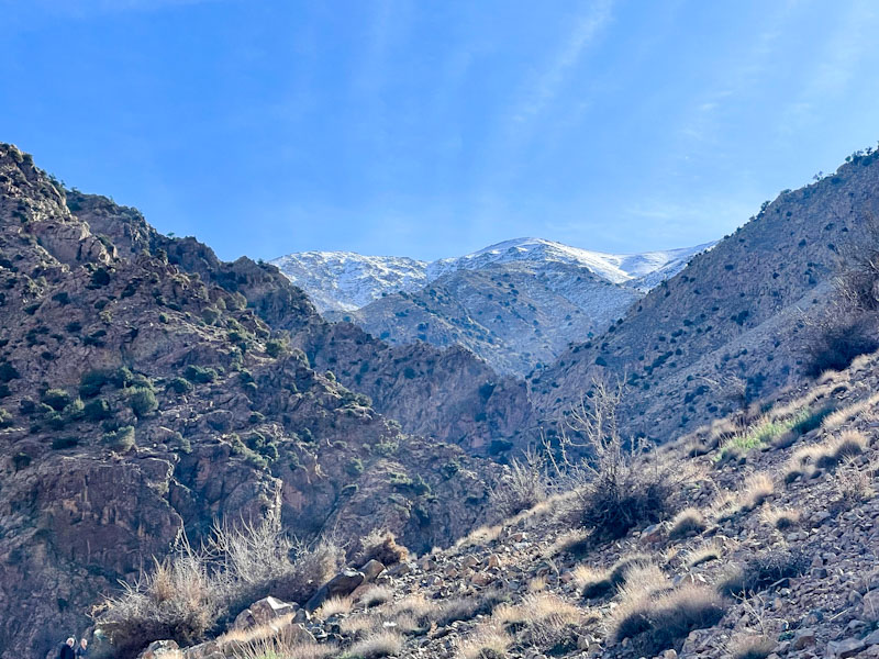 Mountain views, Sti Fadma, High Atlas, Morocco, January 2025