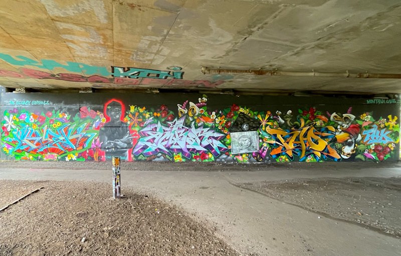 Goldie, Jody, Dibz, Posea, Zuke, Soker, Cheo and Fade, Brunel Way, Bristol, August 2025