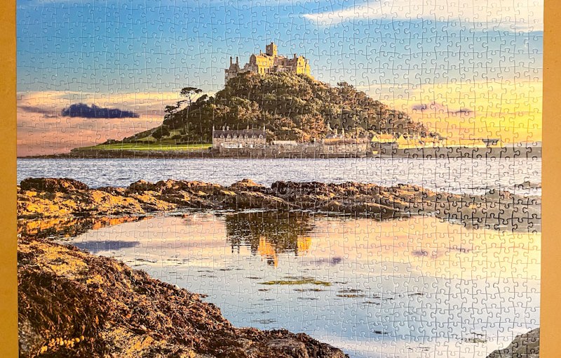 Puzzle of St Michael's Mount, December 2025