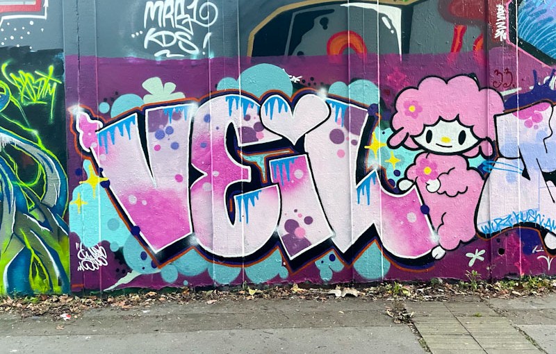 Desi, M32 roundabout, Bristol, September 2025