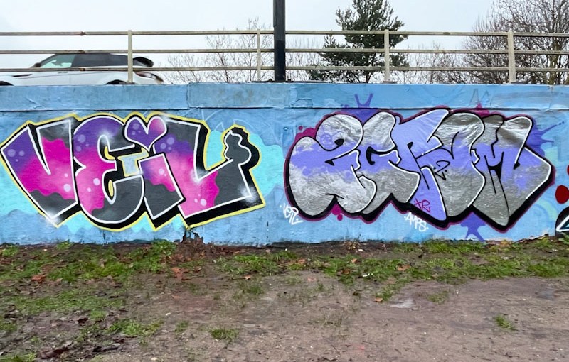 Desi and Mr Two Gram, M32 roundabout, Bristol, January 2026