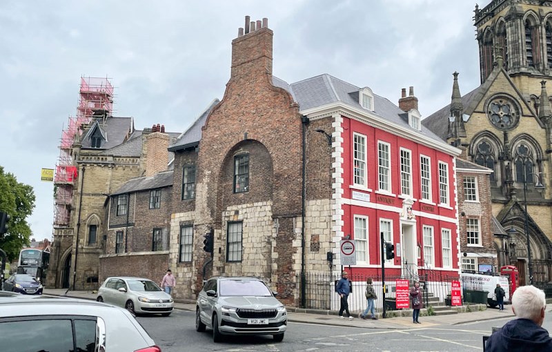 An interesting blend of architecture in the 17th century Red House, York, North Yorkshire, June 2024