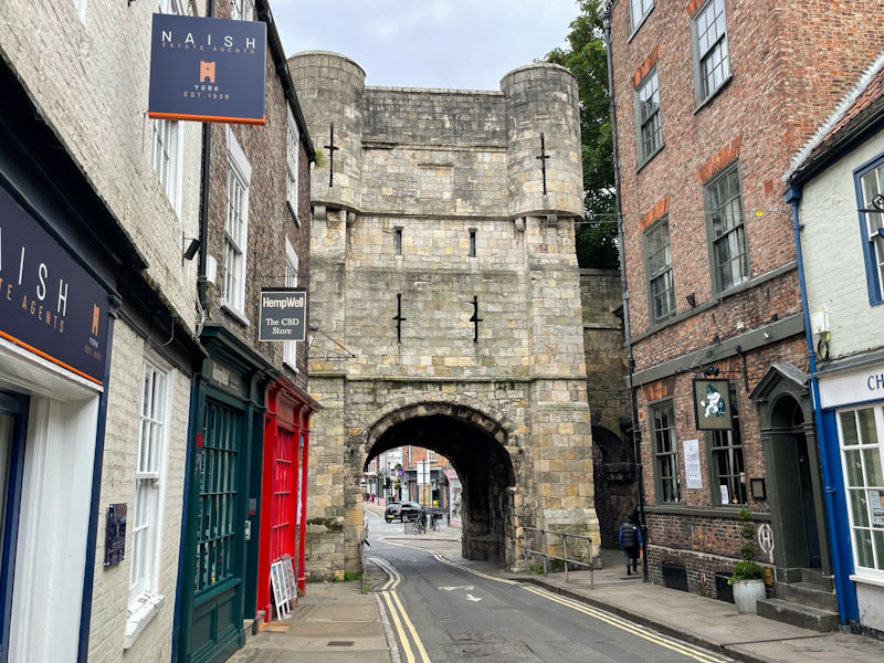 Bootham Bar gateway, York, North Yorkshire, June 2024