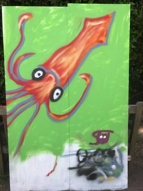 Scooj, squid, Redland, Bristol, May 2019