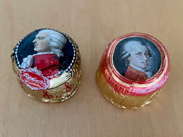 Mozart balls chocolates