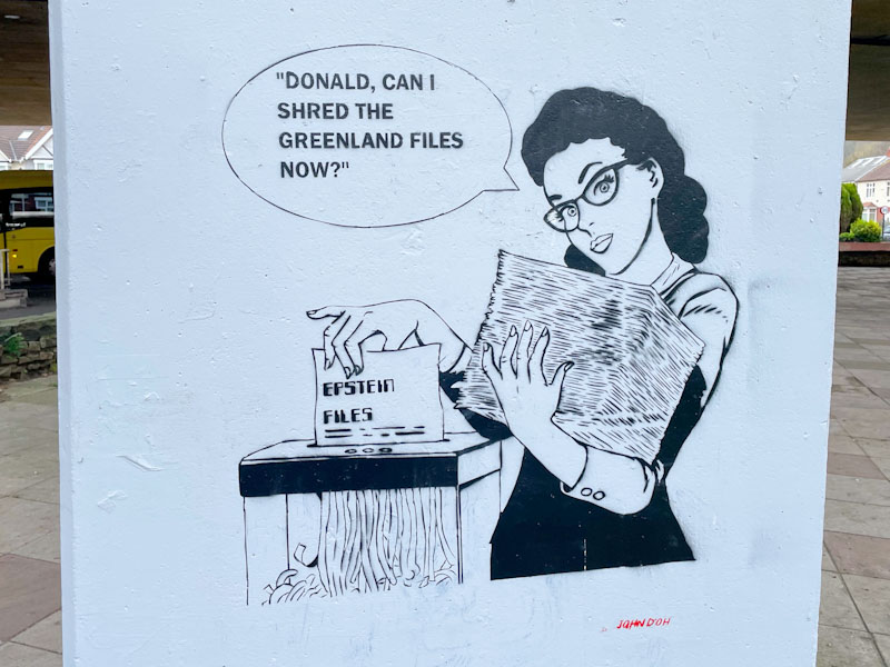 John D'oh, M32 roundabout J2, Bristol, March 2026