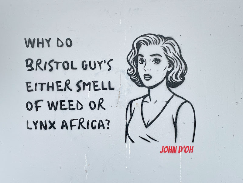 John D'oh, M32 roundabout J2, Bristol, March 2026