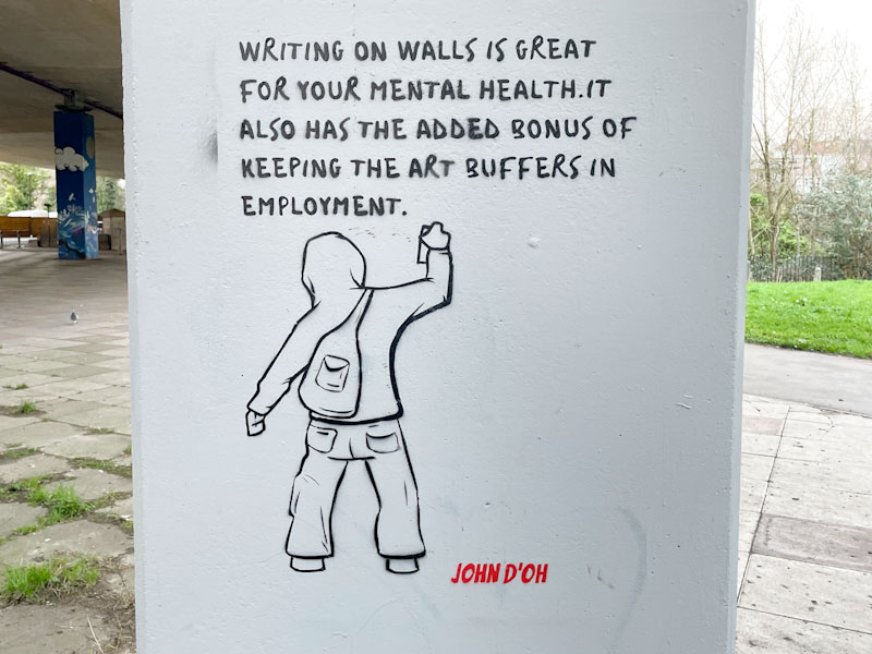 John D'oh, M32 roundabout J2, Bristol, March 2026