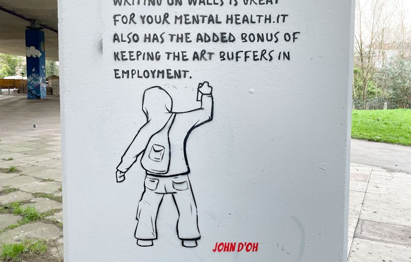 John D'oh, M32 roundabout J2, Bristol, March 2026