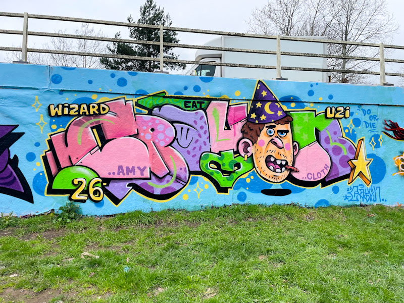 Kid Crayon, M32 roundabout, Bristol, March 2026