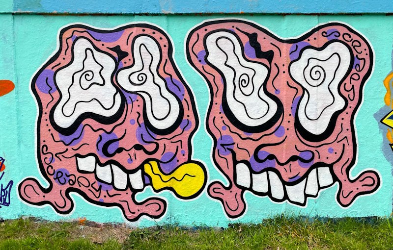 Scrapy, M32 roundabout, Bristol, April 2024