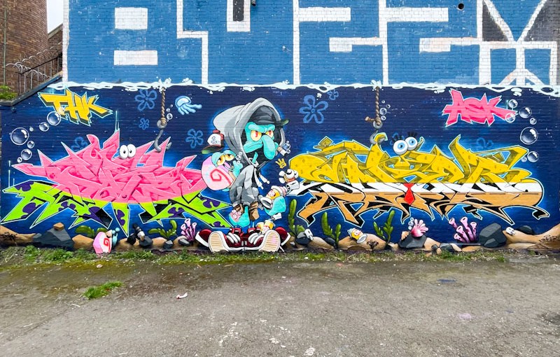 Dibz, Cheo and Soker, Dean Lane, Bristol, April 2026