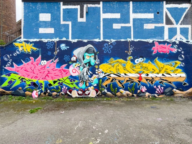 Dibz, Cheo and Soker, Dean Lane, Bristol, April 2026