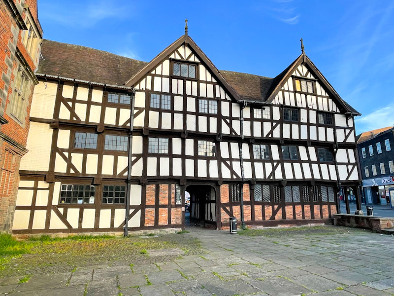Shrewsbury visitor information centre, Barker Street, Shrewsbury, Shropshire, England, April 2025