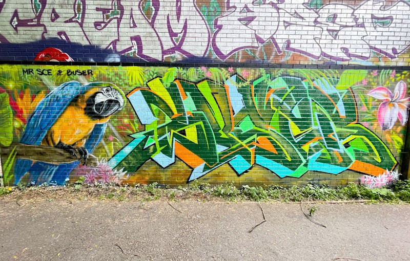 Mr Sce and Buser, River Avon, Bristol, May 2026