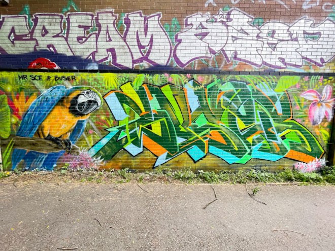 Mr Sce and Buser, River Avon, Bristol, May 2026
