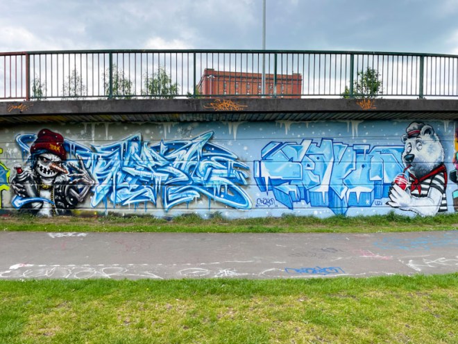 Tera and Kid Crayon, Cumberland Basin, Bristol, May 2026