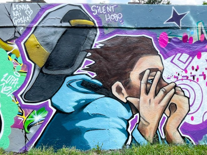 Silent Hobo, M32 roundabout, Bristol, May 2026