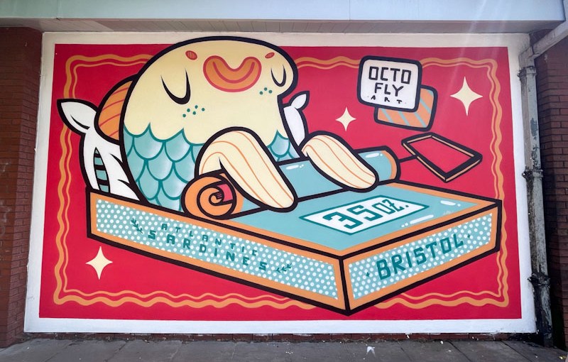 Octofly Art, Upfest 2026, Greenway Bush Lane, Bristol, May 2026