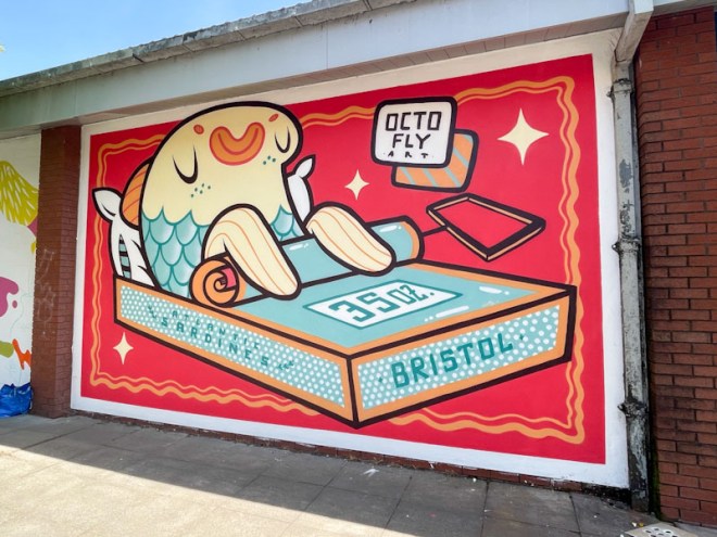 Octofly Art, Upfest 2026, Greenway Bush Lane, Bristol, May 2026