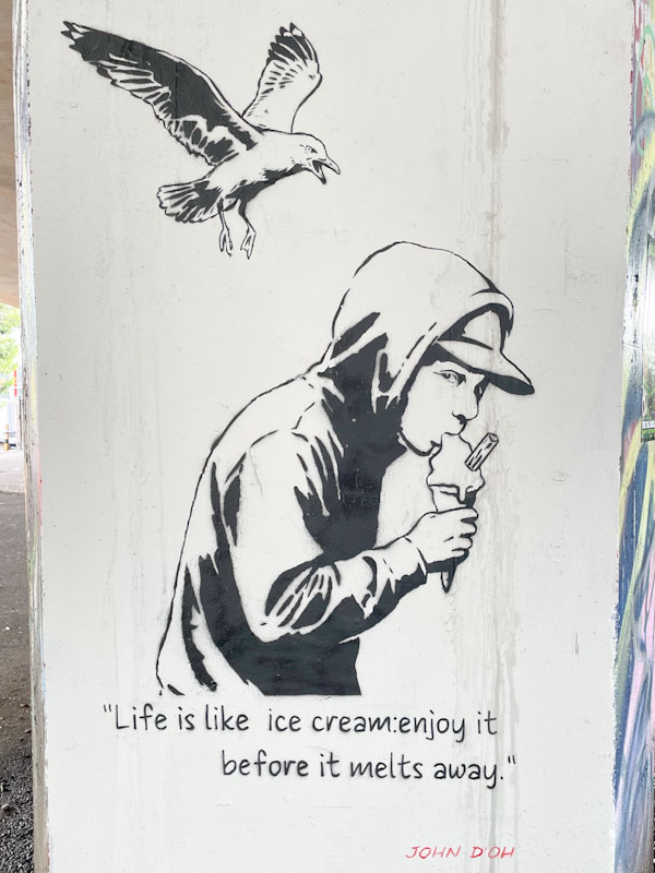 John D'oh, M32 Cycle path, Bristol, June 2026