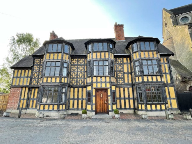 16th century Castle Gates House, Castle Street, Shrewsbury, Shropshire, England, April 2025