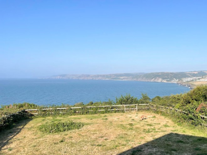Cardigan Bay from Aberporth, Ceredigion, Wales, July 2026