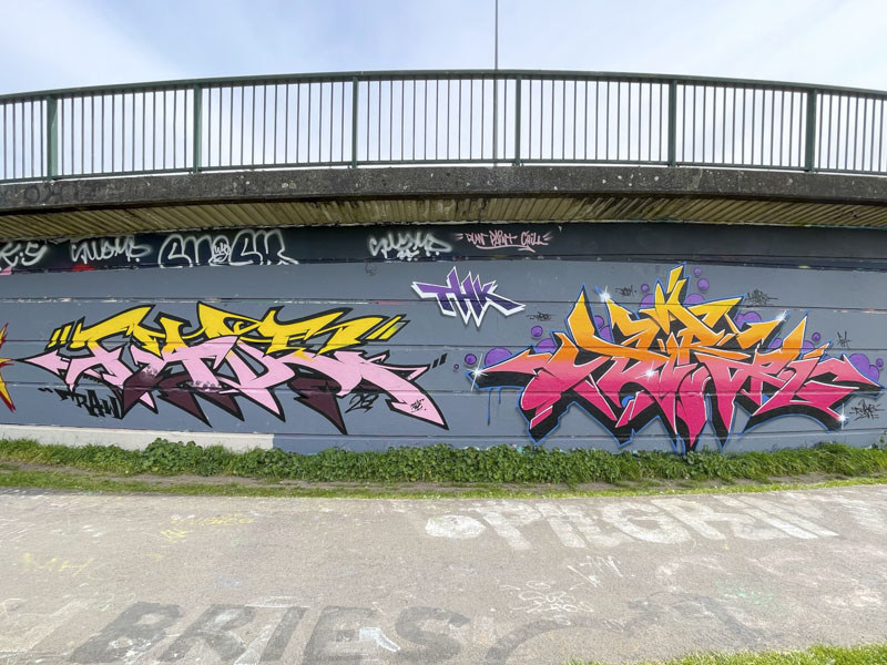 Fade and Dibz, Cumberland Basin, Bristol, April 2026