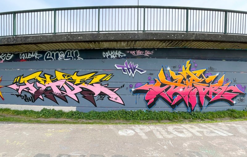Fade and Dibz, Cumberland Basin, Bristol, April 2026
