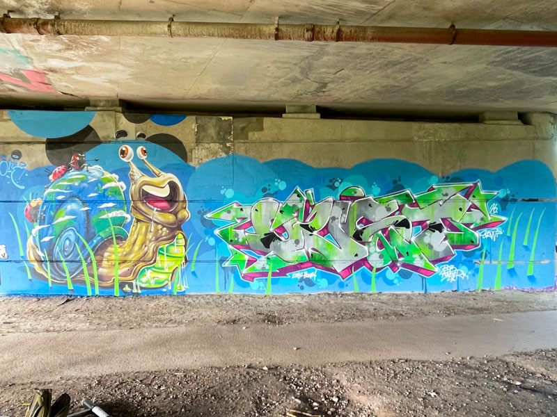 Sled One and Oust, Brunel Way, Bristol, April 2026