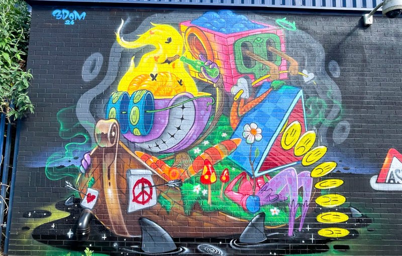 3Dom, Upfest 2026, Stillhouse Lane, Bristol, May 2026