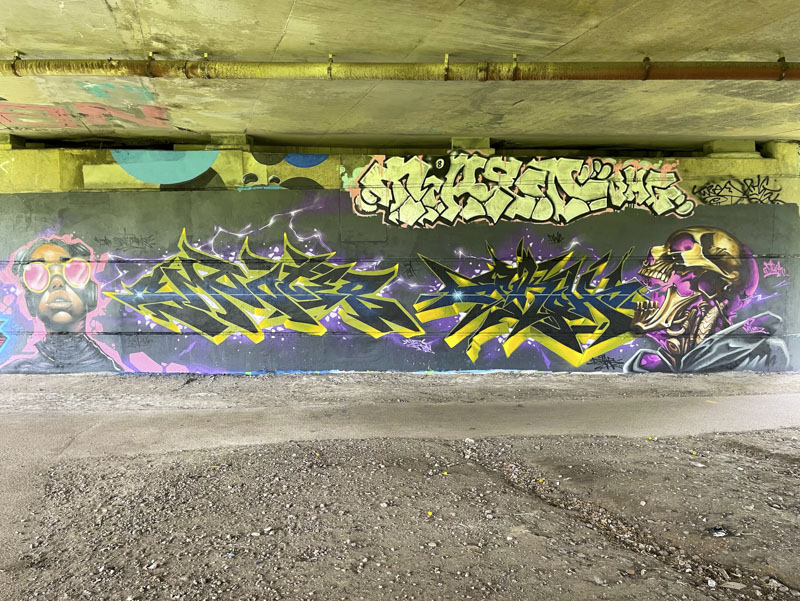 Shade One, Fade, Dibz and Sikoh, Cumberland Basin, Bristol, June 2026