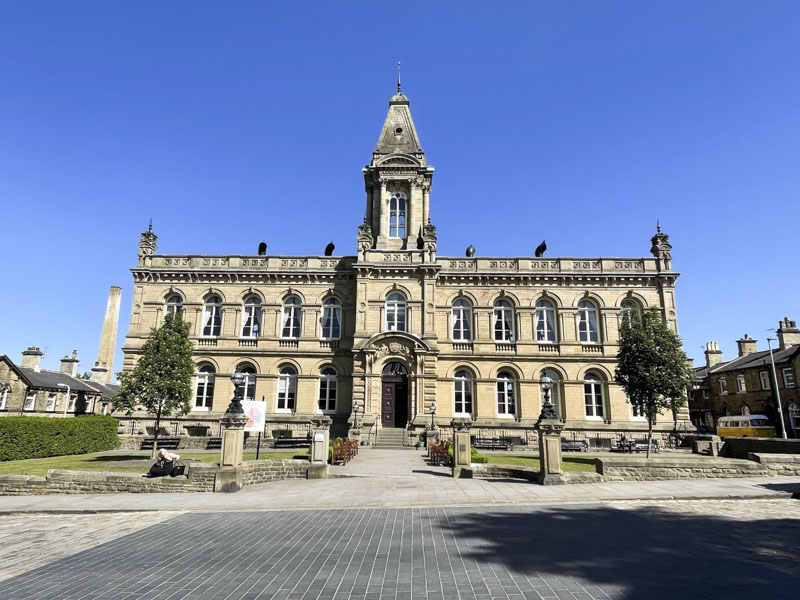 Victoria Hall, Victoria Road, Saltaire, West Yorkshire, England May 2025