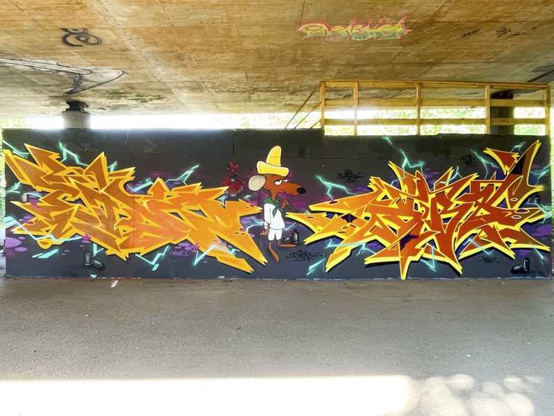 Fade and Dibz, Brunel Way, Bristol, July 2026