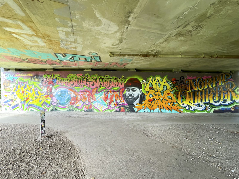 Dibz, Fade, Inkie, Cheo, Jody, Goldie and Soker, Brunel Way, Bristol, September 2026
