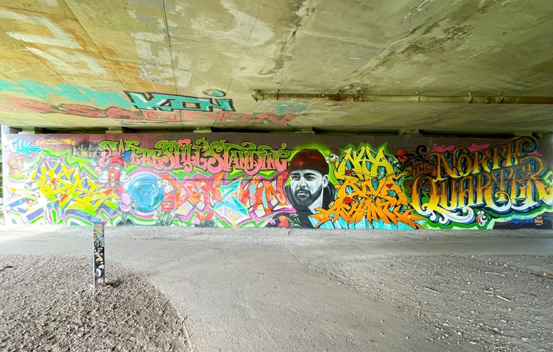 Dibz, Fade, Inkie, Cheo, Jody, Goldie and Soker, Brunel Way, Bristol, September 2026