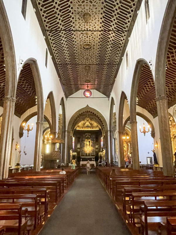 Inside Funchal Cathedral, Funchal, Madeira, Portugal, September 2025
