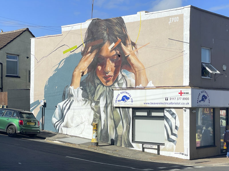Epod 3000, Upfest 2026, Greville Street, Bristol, May 2026