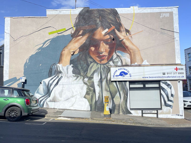 Epod 3000, Upfest 2026, Greville Street, Bristol, May 2026